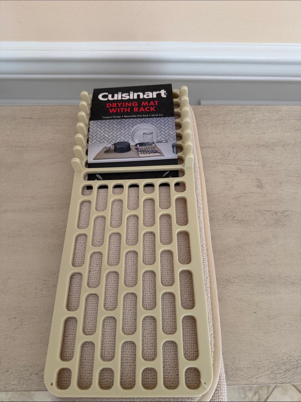 Cuisinart Beige Drying Mat with Rack
